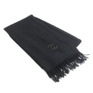 CHANEL Black Scarf